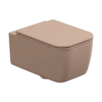 Чаша подвесного унитаза GSG Ceramic Design Brio Cipria Matt BRWCSO032