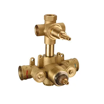 Встраиваемая часть термостатического смесителя с переключателем Cisal на 3 положения ZA01920104