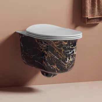 Унитаз подвесной Artceram Chic CHV001 48 00 portoro gold