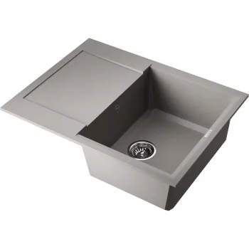 Мойка кухонная Omoikiri Sakaime 68-GR leningrad grey 4993545