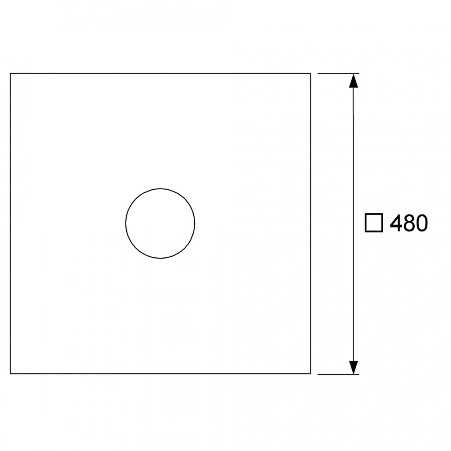 Изоляция Tece Tecedrainpoint S 3690004 красный