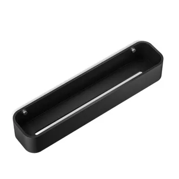 Душевая полочка Decor Walther Black Stone DCT45 45x10 подвесная, черный матовый/сталь матовая 973965