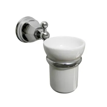 Стакан подвесной Nicolazzi Teide хром/белый 1488CR05