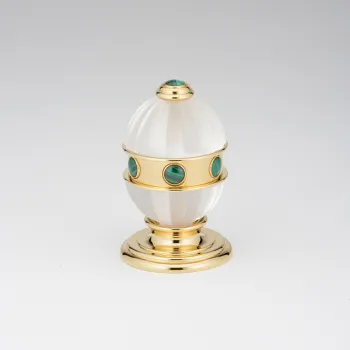 Вентиль смесителя для раковины THG Amboise Malachite A1J-F01-35 полированное золото