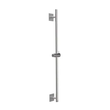 Штанга душевая настенная Almar 81 с держателем для лейки и встроенным выводом, нержавеющая сталь брашированная aisi 316 E087069.316