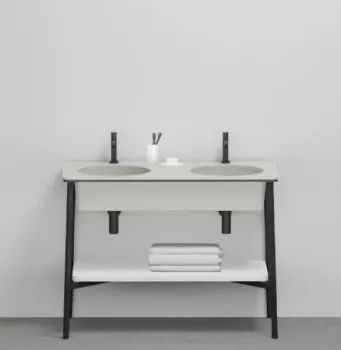 Раковина встраиваемая Cielo I Catini Catino Doppio CALAD PM 100 см серый