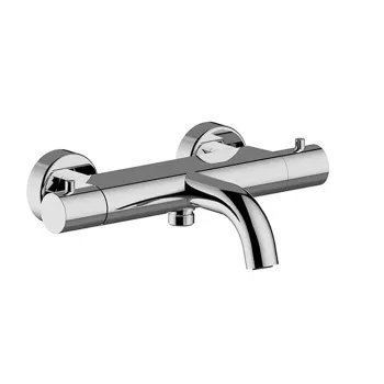 Настенный термостатический смеситель для ванны Carimali Rigoletto 2 потока, латунные ручки 21605-CR