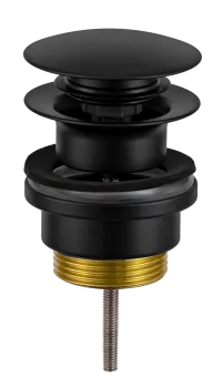 Донный клапан Daniel A735R15 чёрный матовый