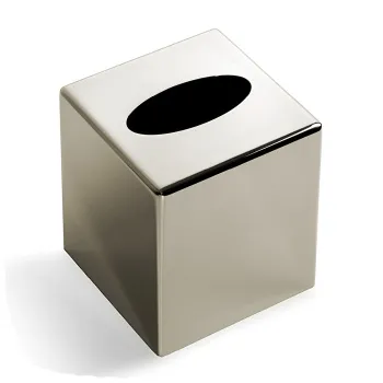 Контейнер для бумажных платков Devon&Devon Waltz настольный никель блестящий WLZ-130-NK