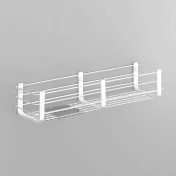 Двойная полка Colombo Complimenti 44x11см белый матовый B9633.BM