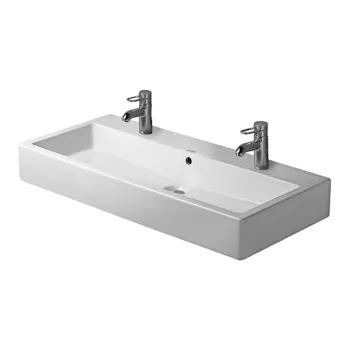 Duravit Vero Раковина для мебели, c переливом, с 2 отв. под смес., 1000x470мм, Цвет: Белый (СПЕЦЦЕНА со склада поставщика!)