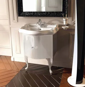 Раковина Kerasan Retro 69 69x52, с 1 отв, белый 104601*1