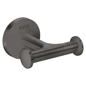 Axor Universal Circular Крючок двойной, подвесной, цвет: шлифованный черный хром 42812340