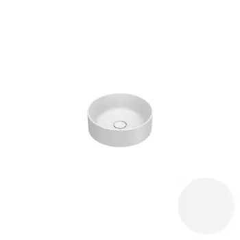 Раковина Ø40 h13 Catalano Zero накладная Bianco satinato 0123400021