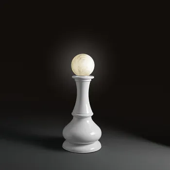 Cтатуэтка декоративная Kerasan Artwork Pedone, белый матовый 471230