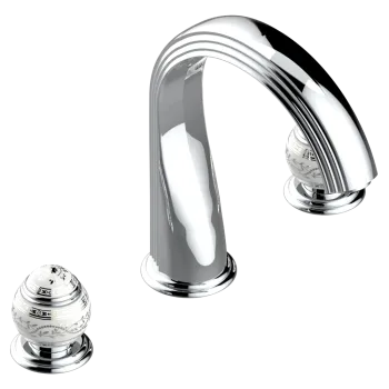 Смеситель на борт ванны THG Marquise Blanc Decor Platine A7G-A02-25SG хром