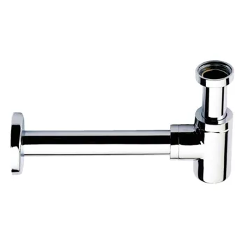 Сифон Remer 1”1/4 без выпуска латунь хром цилиндр h90 958B