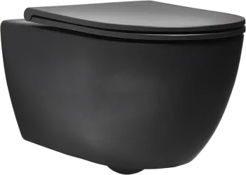 Унитаз подвесной Simas Trevi TR 18 black matt черный