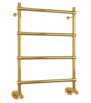 Полотенцесушитель водяной Margaroli Sole 4424704BNGO 72x54 золото