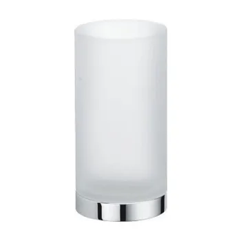 Стакан настольный Colombo Nordic хром/матовое стекло B5241.CR-VAN