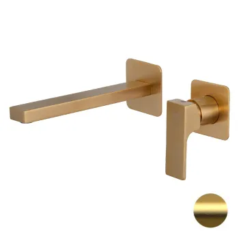 Смеситель для раковины Remer Absolute AU15PLBG золото