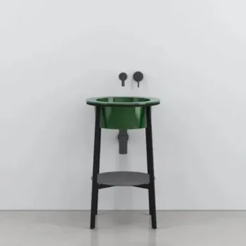 Раковина встраиваемая Cielo I Catini Catino Tondo CALAT AL 50 см зеленый