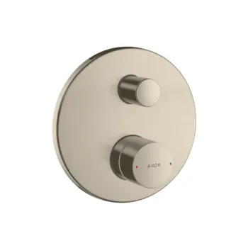 Axor Uno Смеситель для ванны, термостатический, на 2 отверстия, с крестовыми рукоятками, внешняя час