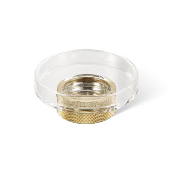 Мыльница настольная Decor Walther Club STS прозрачное стекло, золото 854620