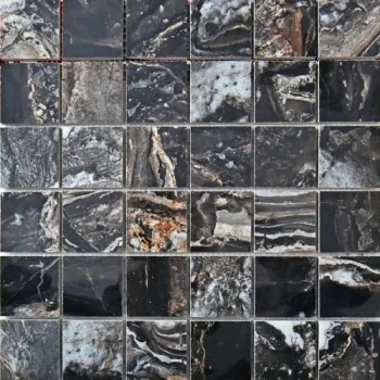 Керамогранит Neodom Sale Mosaico Nairobi Black Polished 5x5 30x30 см N40001