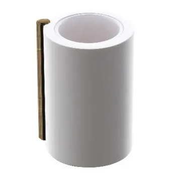 Стакан настольный Bertocci Easy, белый матовый/brass bronze 13009308200