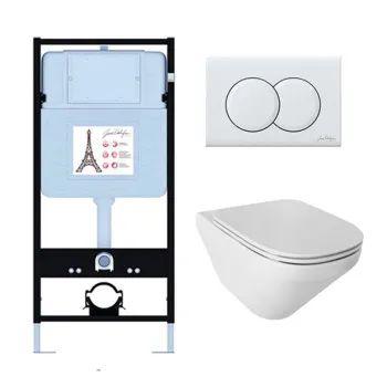 Унитаз c инсталляцией Jacob Delafon Modern Life E21775RU-00