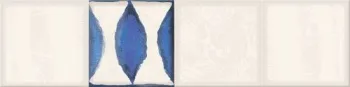 Керамическая плитка Eletto Ceramica Faenza Cobalt Flor Frise 1 15.6x63 см 586832001