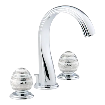 Смеситель для раковины THG Marquise Blanc Decor Platine A7G-A02-151 хром