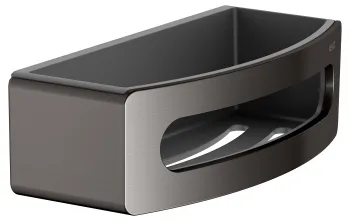 Корзинка для душа Keuco Elegance 11658350001 титан чёрный шлифованный\антрацит