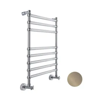 Полотенцесушитель водяной Margaroli Sole 464TS4708BNN 76X52.5 никель