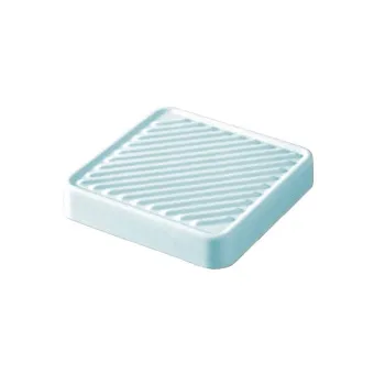 Мыльница Artceram Cartesio 18х18, настольная, керамическая, голубой глянцевый CAC001 32 00