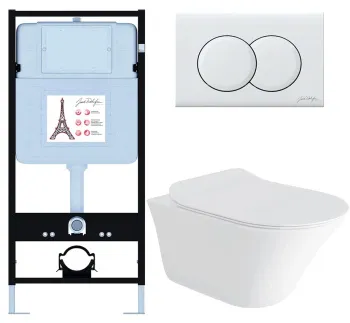 Унитаз c инсталляцией Jacob Delafon Vive E28079RU-0