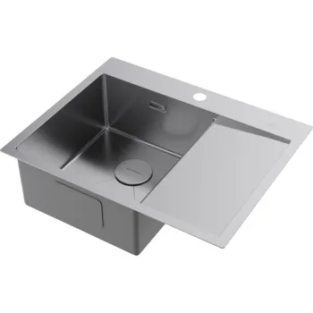 Мойка кухонная Omoikiri Akisame 65-IN-L нержавеющая сталь 4973058