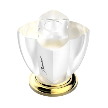 Вентиль смесителя для раковины THG Petale De Cristal Clair U6A-F01-35 полированное золото