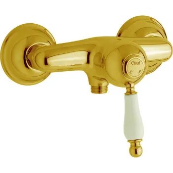 Смеситель для душа Cisal Arcana Empress однорычажный, настенный, золото EM00044124 Акция