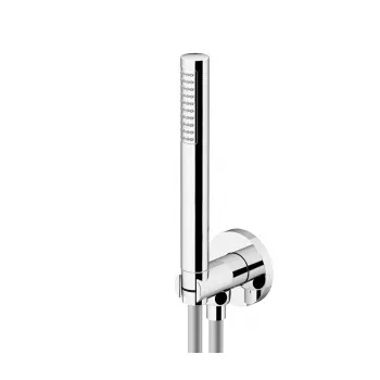 Набор для душа Gattoni душевая лейка c 1-м режимом, выпуск из стены- держатель душа, шланг 150, хром KTC01/PDC0