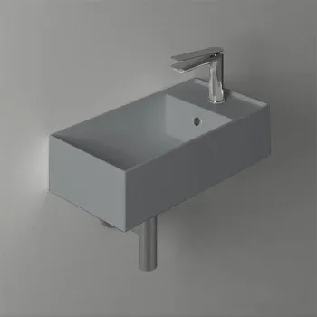 Раковина подвесная Simas Agile AG 20 cemento matt*1 40 см правая серый