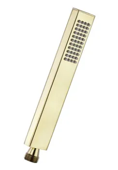 Душевая лейка Ramonsoler прямоугольная 1 режим латунь золотой 4716MROC