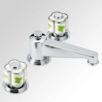 Смеситель для раковины THG Capucine Vert Decor Platine A7E-A02-151 хром
