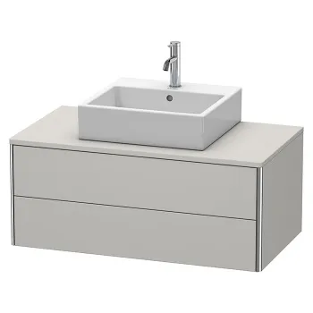 Duravit XSquare База подвесная 1000х548х400 мм, с 2 выдв ящик, Цвет Бетонно-серый матовый