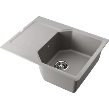 Мойка кухонная Omoikiri Yonaka 65-GR leningrad grey 4993346