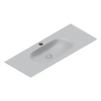 Раковина консоль Catalano Sfera 125x50, с 1 отв, Cemento Satinato 521261023