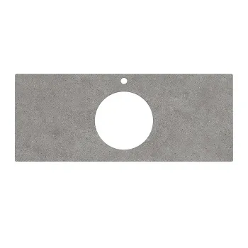 Столешница из керамогранита для накладных раковин Фондамента Kerama Marazzi Plaza 120 серая PL5.DL500920R\120