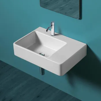 Раковина накладная/подвесная Simas Top e lavabi D'Arredo QU65S*1 bi 65 см левая белый