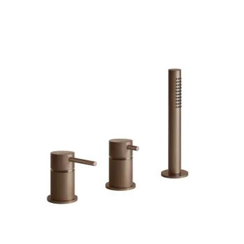 Смеситель для ванны Gessi 54043.708 Copper Brushed PVD